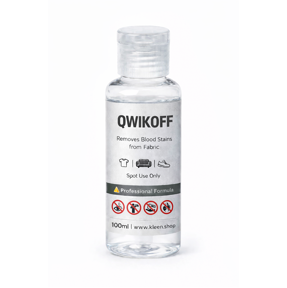 QwikOff – Blood Stain Remover for Fabric (100ml)