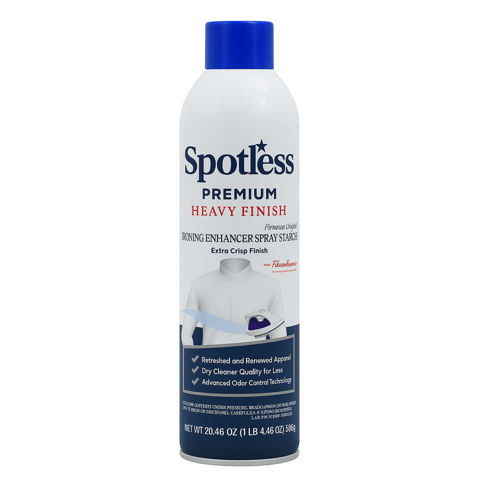 Spotless Heavy Finish Ironing Spray Starch (20.46oz / 580g)